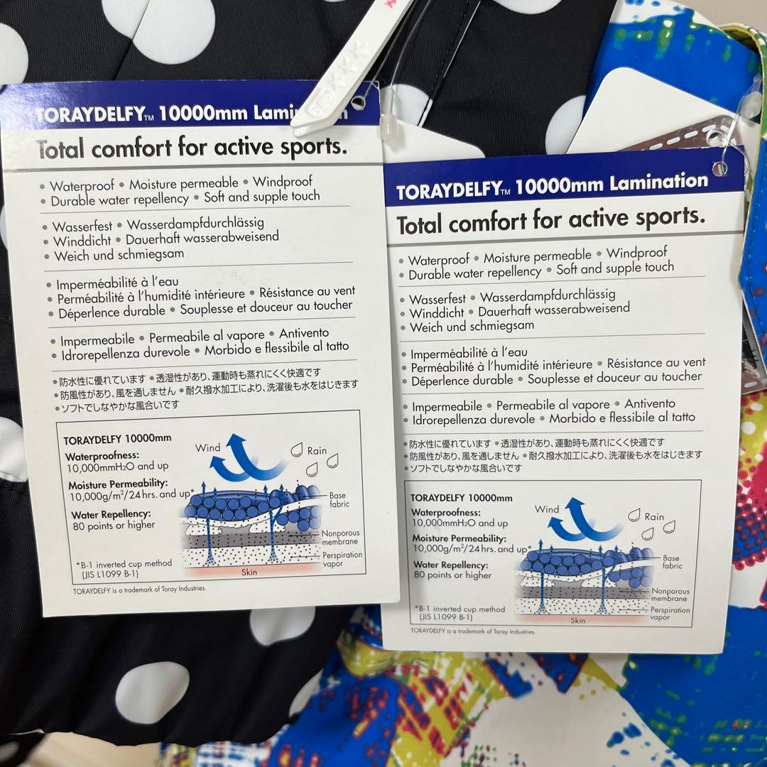 未使用品 arg / アシックス ウェア上下 S ブラック／ブルー NO.12