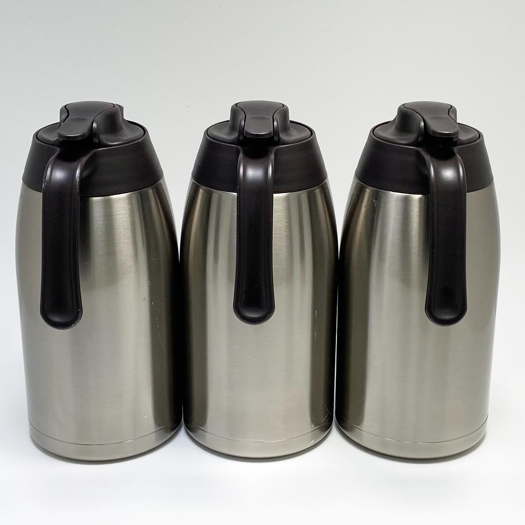 サーモス ステンレスポット ステンレスブラウン 2.0L まとめ売り