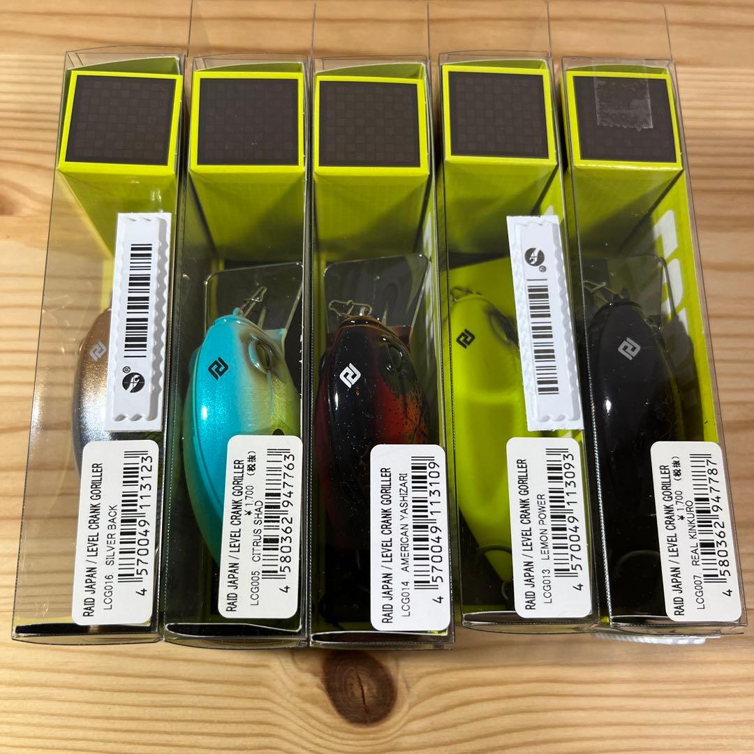 D-176 レイドジャパン レベルクランクゴリラー 5個セット（※バラ売りNG）