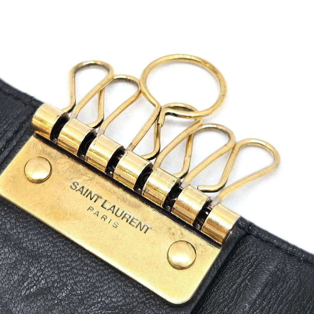 SAINT LAURENT サンローラン 6連 キーケース ブラック