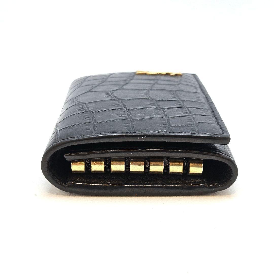 SAINT LAURENT サンローラン 6連 キーケース ブラック