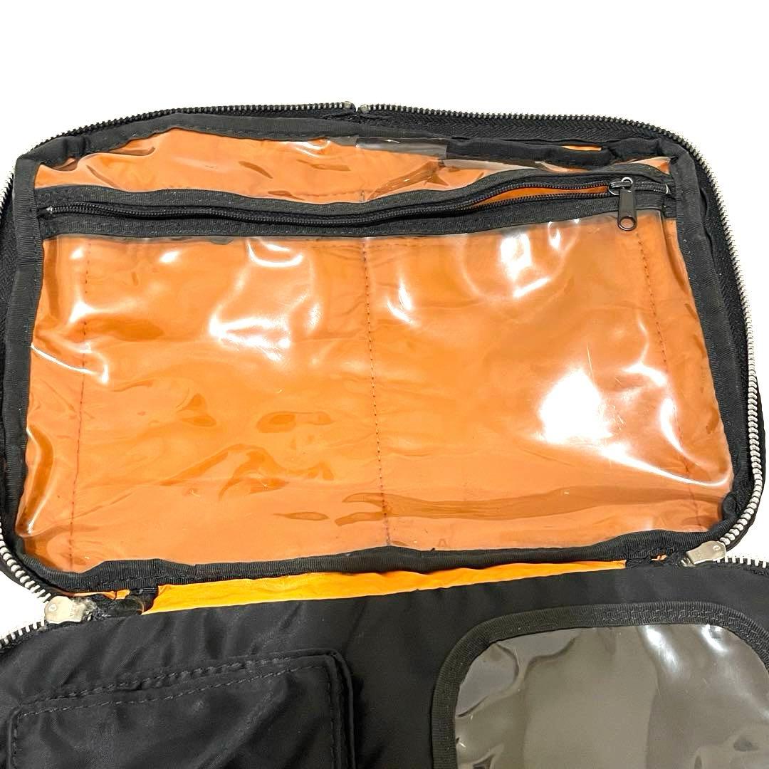 廃盤 ポーター タンカーショルダーバッグ Lサイズ 吉田カバン ブラック　2層式