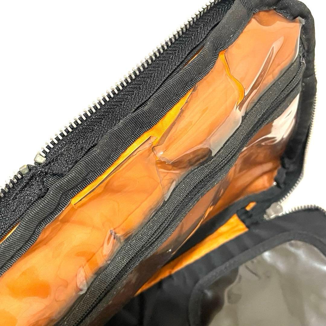 廃盤 ポーター タンカーショルダーバッグ Lサイズ 吉田カバン ブラック　2層式