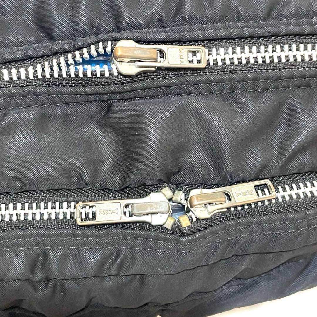 廃盤 ポーター タンカーショルダーバッグ Lサイズ 吉田カバン ブラック　2層式