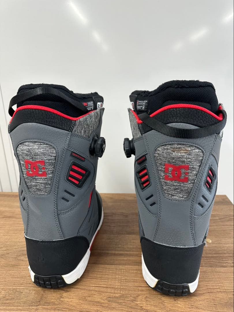 美品）DC ジャッジJUDGE 2023 スノーボードブーツ グレー/レッド