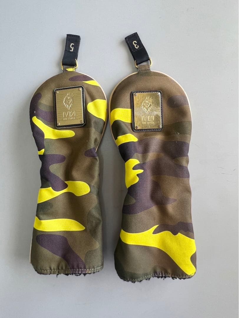 【美品】V12 YELLOW CAMO イエローカモ柄 キャディバッグ