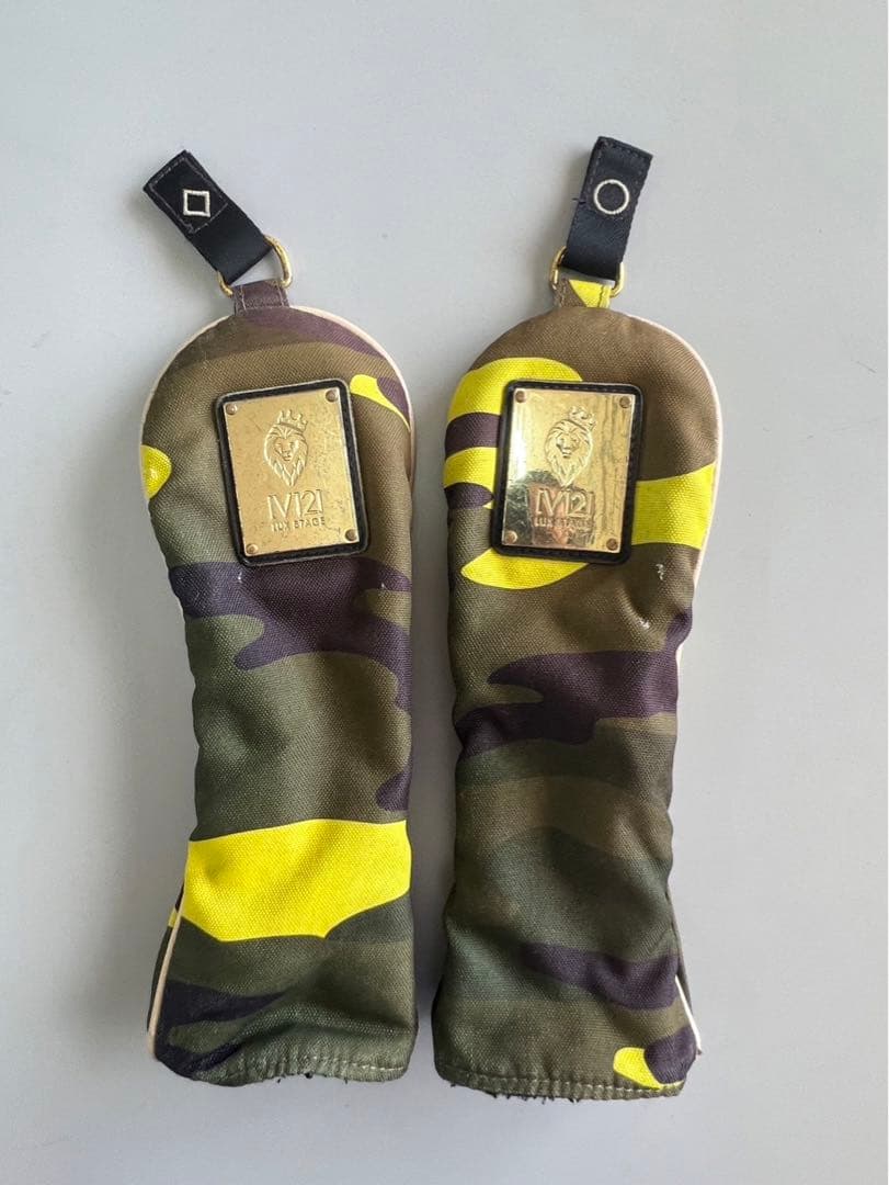 【美品】V12 YELLOW CAMO イエローカモ柄 キャディバッグ