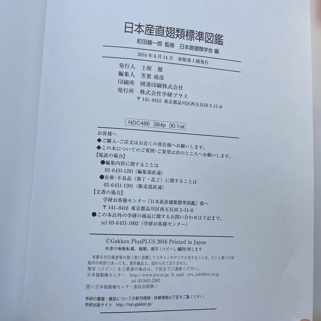 日本産直翅類標準図鑑