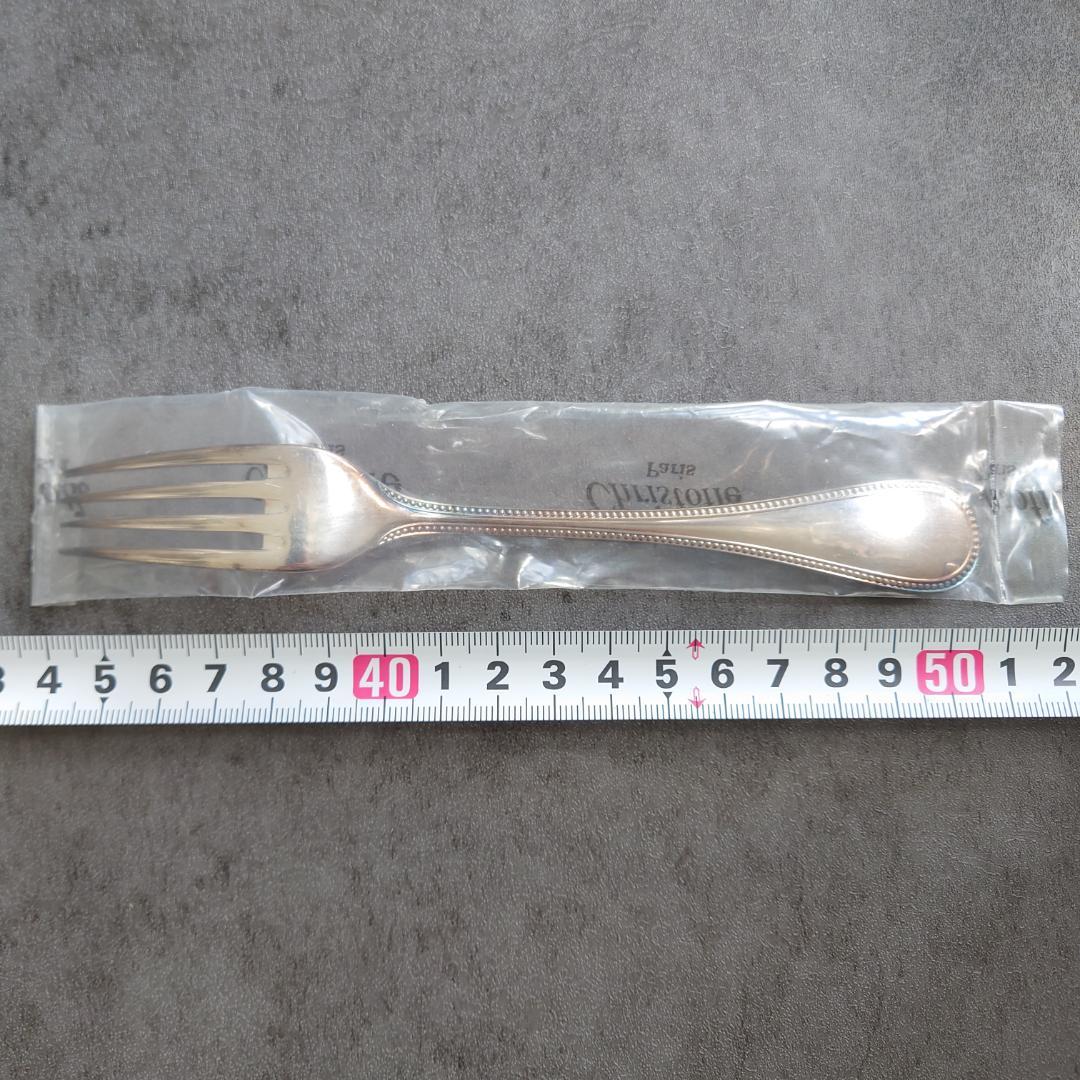 希少 クリストフル パール 未開封 デザートフォーク 2点