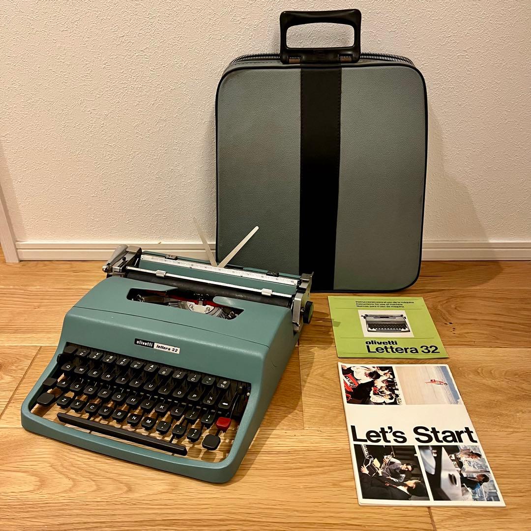 昭和レトロ】Olivetti オリベッティ レッテラ 32 【タイプライター
