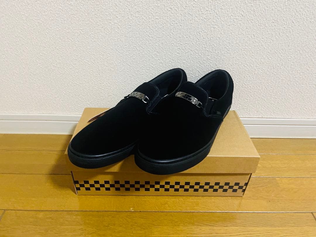 VANS スニーカー　ビットローファー　スリッポン　ブラック　23.5cm