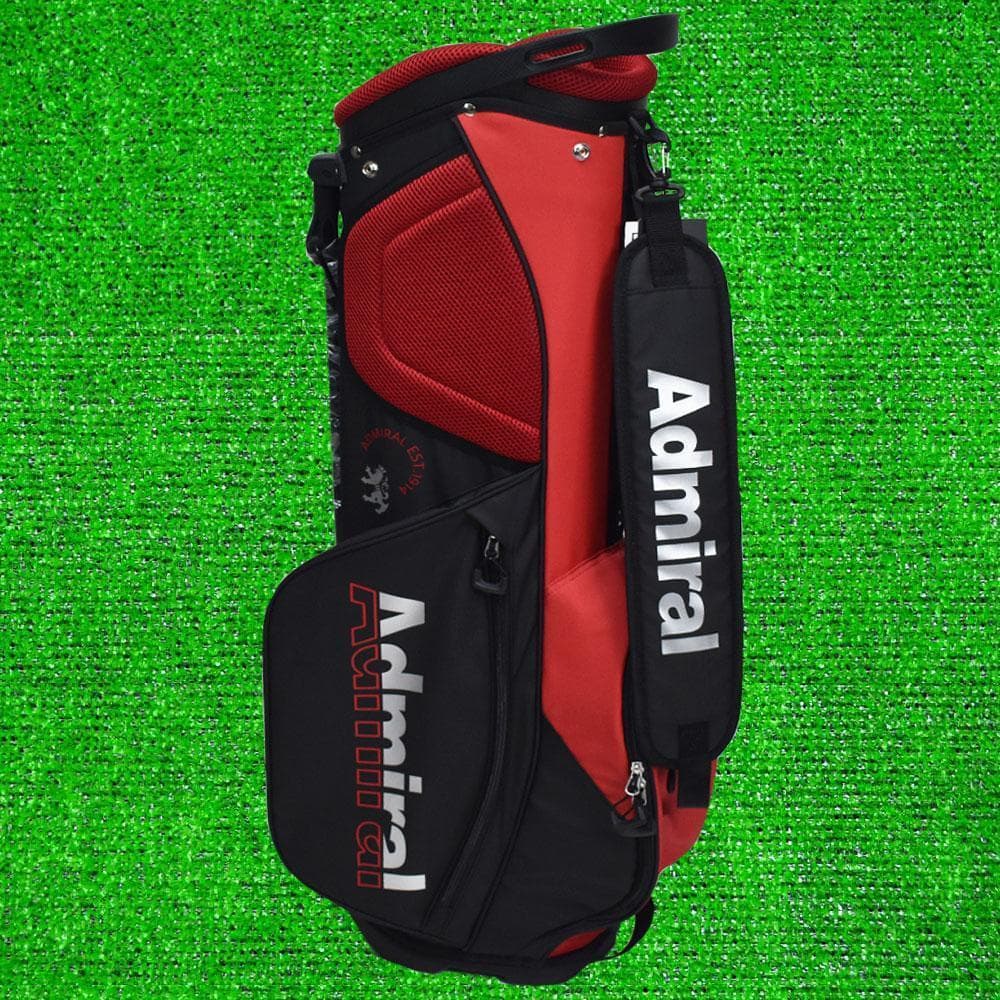 M*A様 アドミラル スタンド式 キャディーバッグ８.５型【レッド/ブラック】新