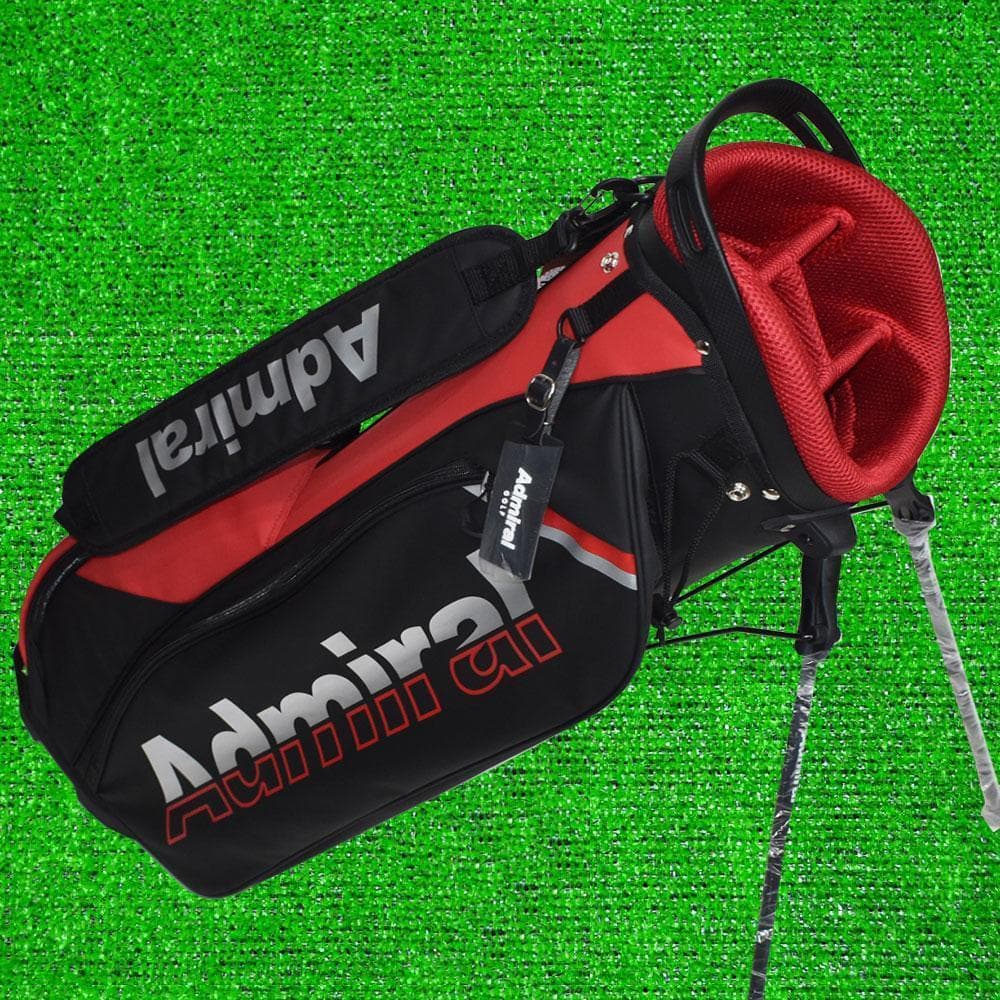 M*A様 アドミラル スタンド式 キャディーバッグ８.５型【レッド/ブラック】新