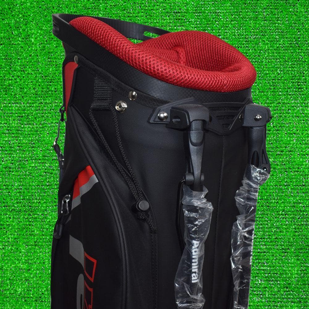 M*A様 アドミラル スタンド式 キャディーバッグ８.５型【レッド/ブラック】新