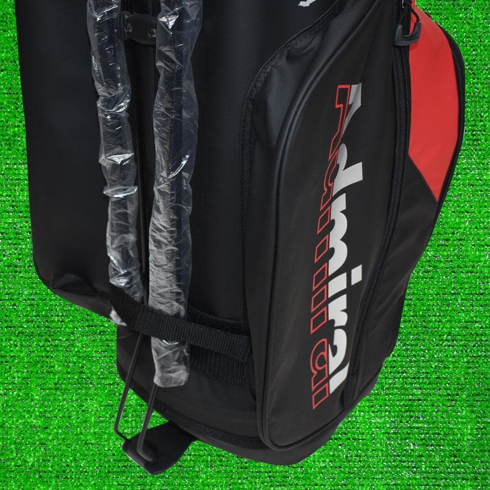 M*A様 アドミラル スタンド式 キャディーバッグ８.５型【レッド/ブラック】新