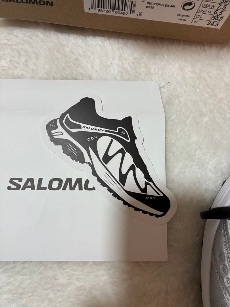 Salomonサロモン　XT―WHISPER シルバースニーカー