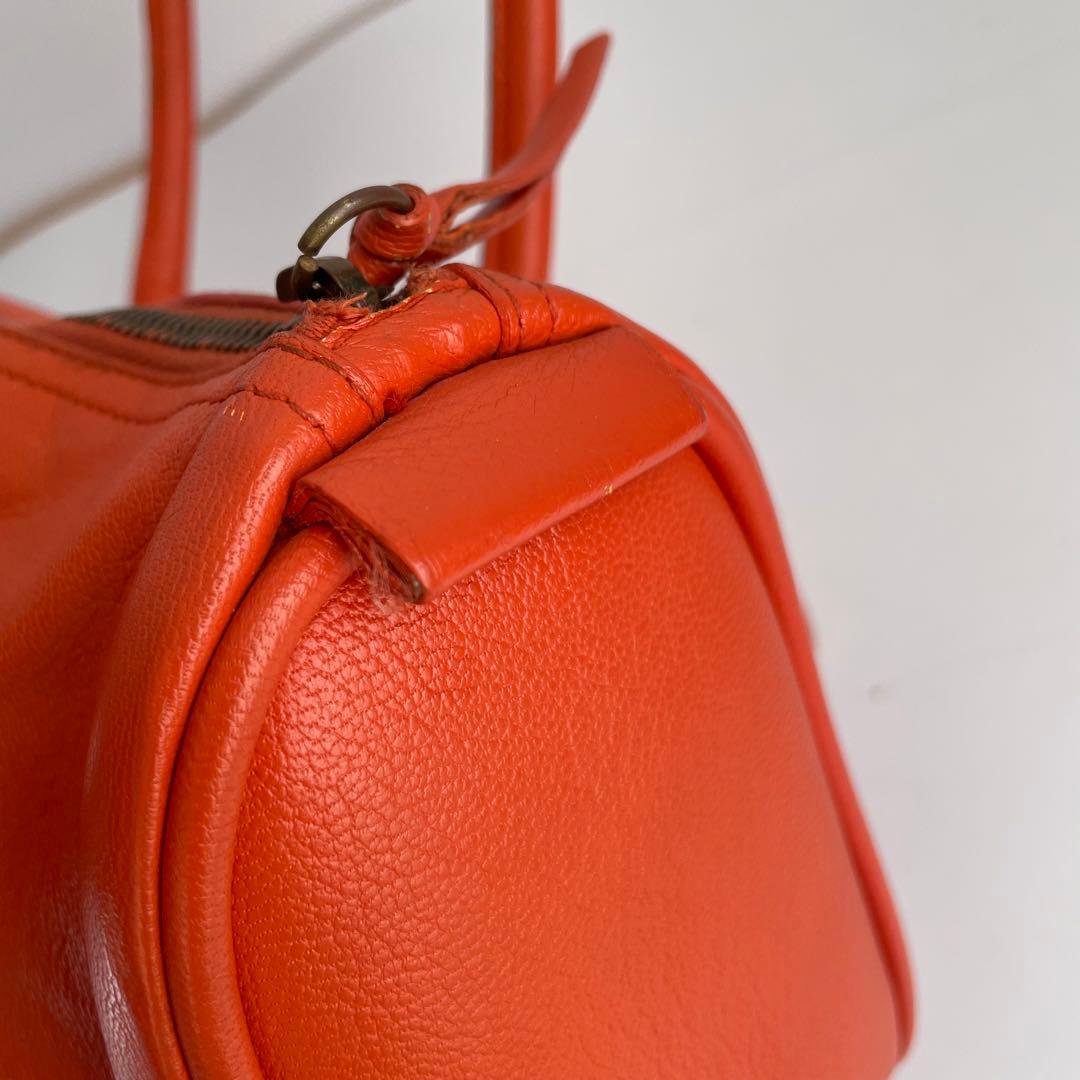 ✨極美品✨　MIUMIU ハンドバッグ　レザー　アーカイブ　オレンジ　y2k