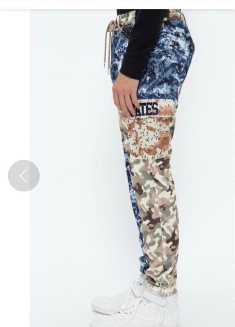 新品 パーリーゲイツ マルチ カモフラ プリント ダブルラッセル