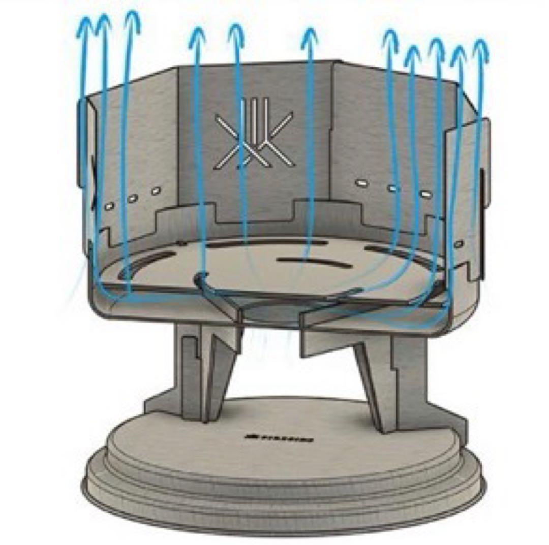 Fireside ステンレス 八角形焚き火台　新品未使用