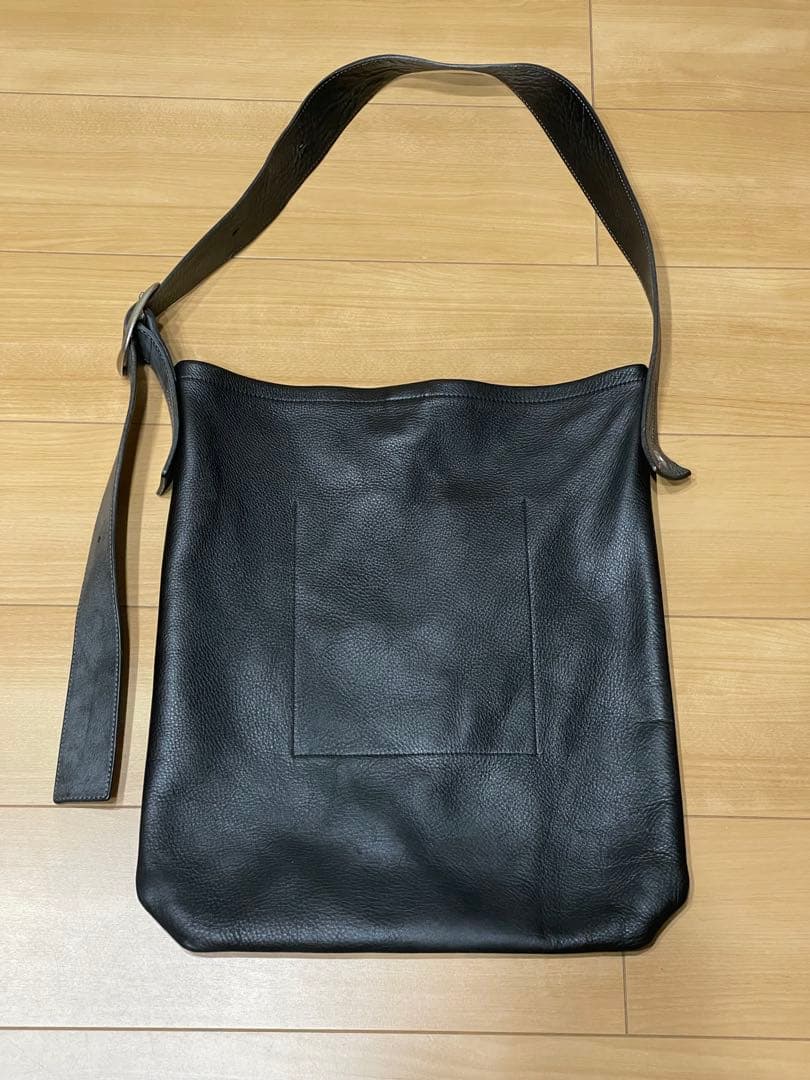 Hender Scheme one side belt bag 本革　BLACK