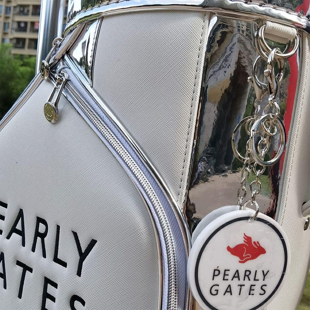 PEARLY GATES シルバー キャディバッグ ゴルフバッグ