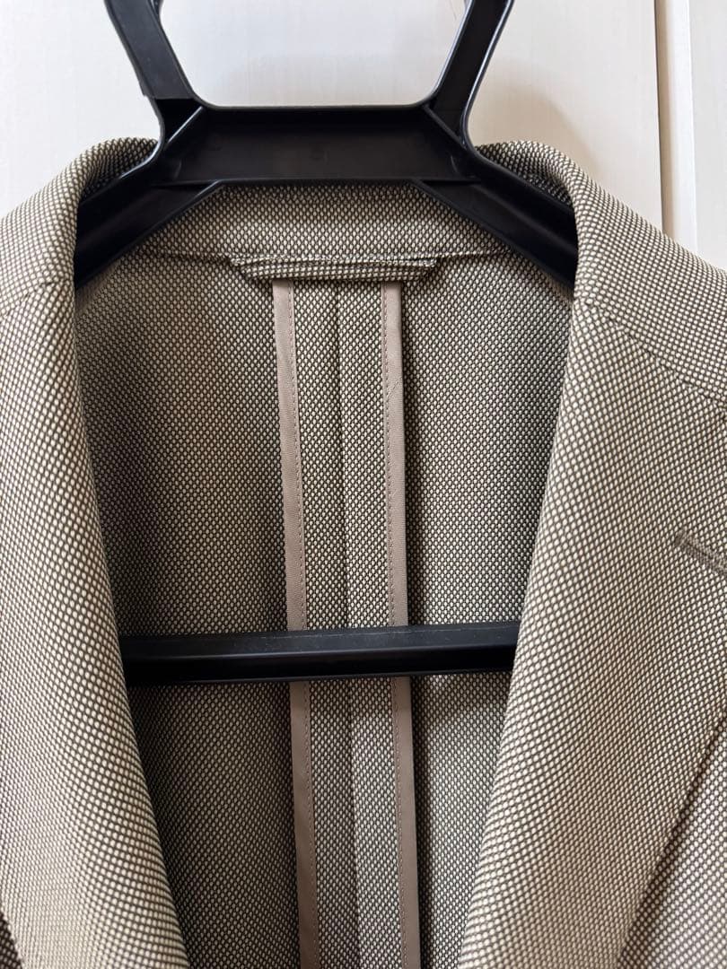 ※ほぼ未使用品【SUIT SQUARE】ビジネスジャケット ベージュ