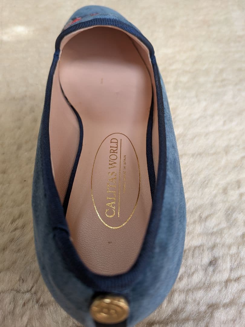 新品 BEARDSLEY 《CALITAS WORLD》ローファー(ブルー)