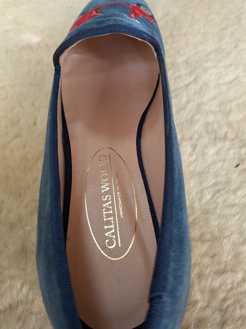 新品 BEARDSLEY 《CALITAS WORLD》ローファー(ブルー)