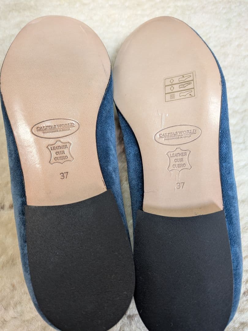 新品 BEARDSLEY 《CALITAS WORLD》ローファー(ブルー)