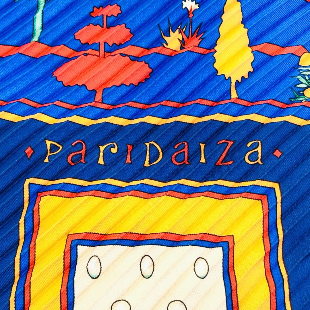 HERMES エルメス カレ プリセ パラダイス プリーツ スカーフ タグなし