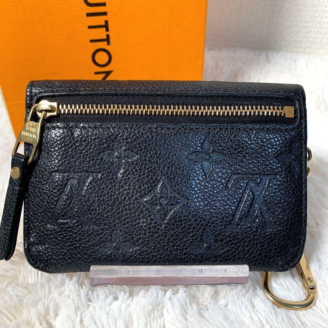 極美品　ルイヴィトン ケース モノグラム・アンプラント ポシェットクレ