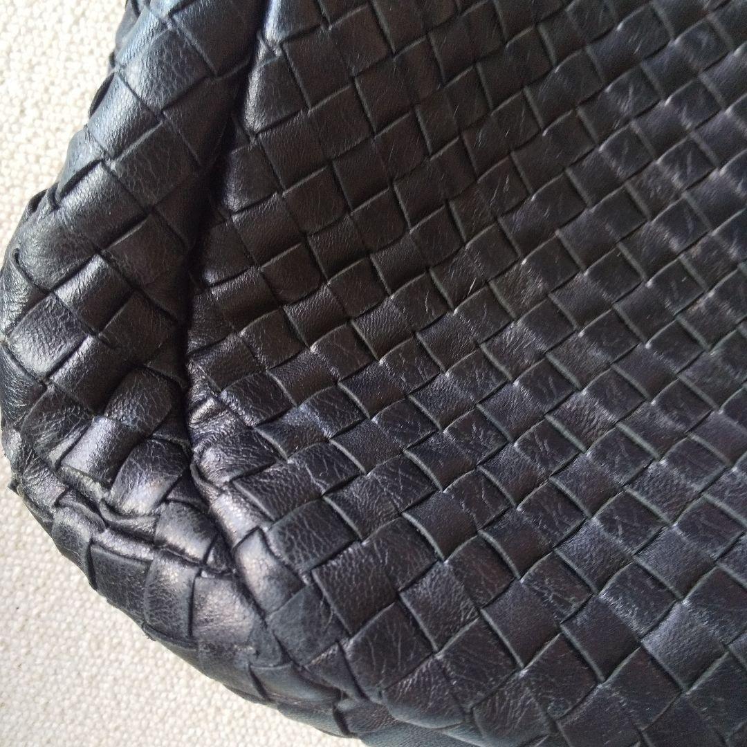 ボッテガ・ヴェネタ ブラックショルダーバッグ