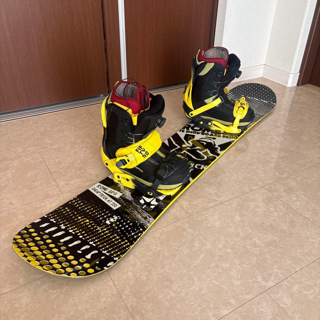 ROME SDS スノーボードセット CHEAP TRACK AT155
