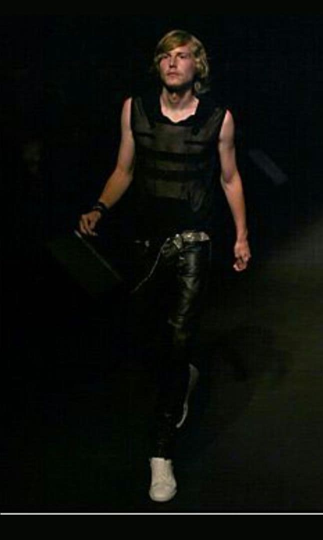 希少 ディオールオム 04SS Strip チェーンベルト美品 箱付 エディ