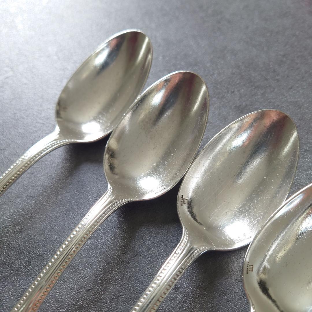 希少 クリストフル パール デザートスプーン 6点