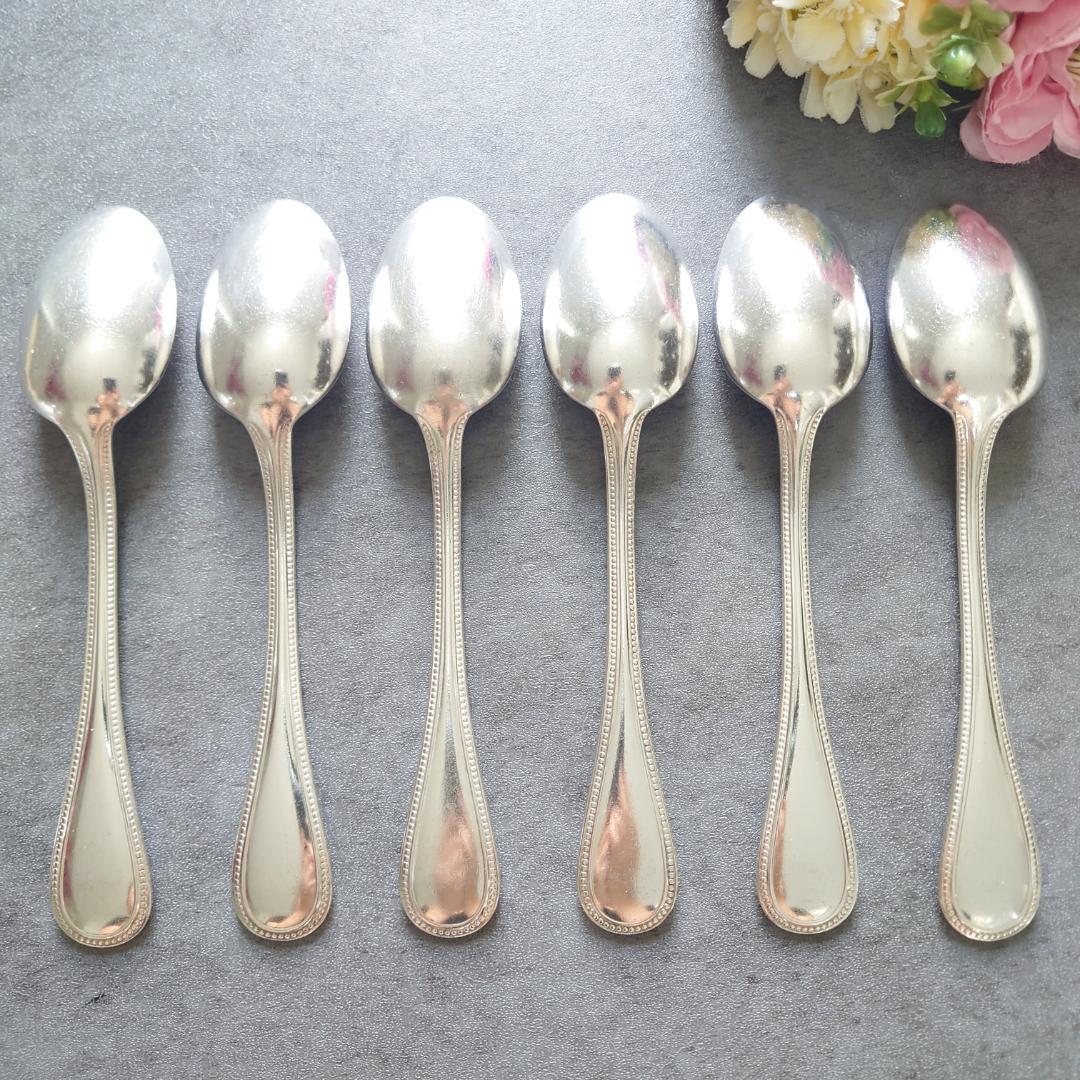 希少 クリストフル パール デザートスプーン 6点