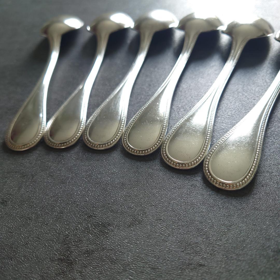 希少 クリストフル パール デザートスプーン 6点