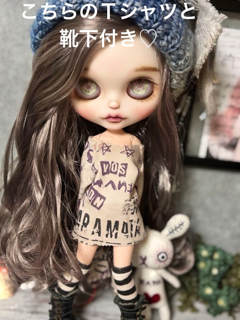 カスタムアイシードール ネオサイズ 白肌 赤茶サラサラストレート