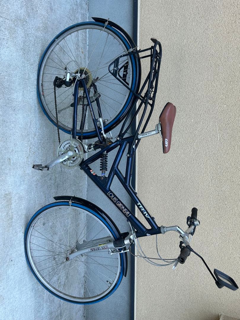 Louis Garneau シティサイクル ネイビー 引き取りor - メルカリ