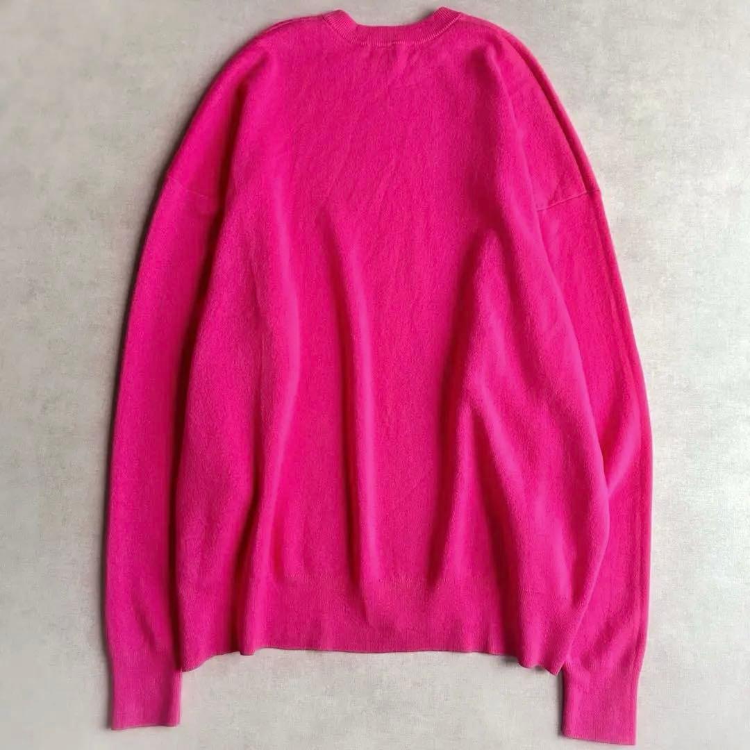 美品▲定価4.2万▲CABaN キャバン/コットンカシミヤクルーネックニット