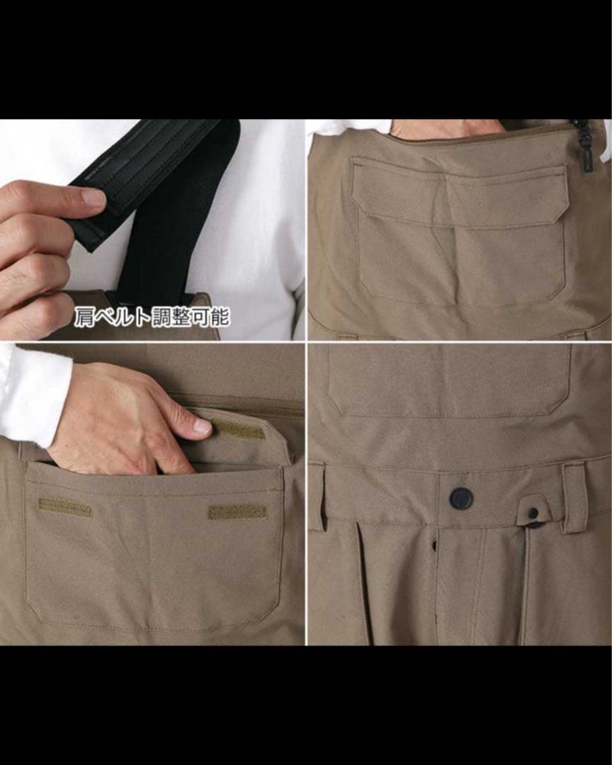 【新品未使用】VOLCOMスノーボードビブパンツ