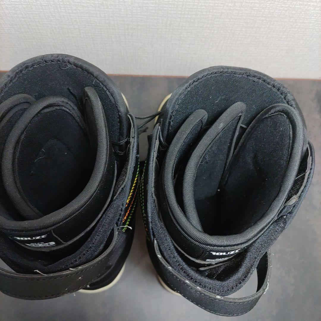 美品　スノーボードブーツ 26.5cm ROUZE ブラック/レインボーライン