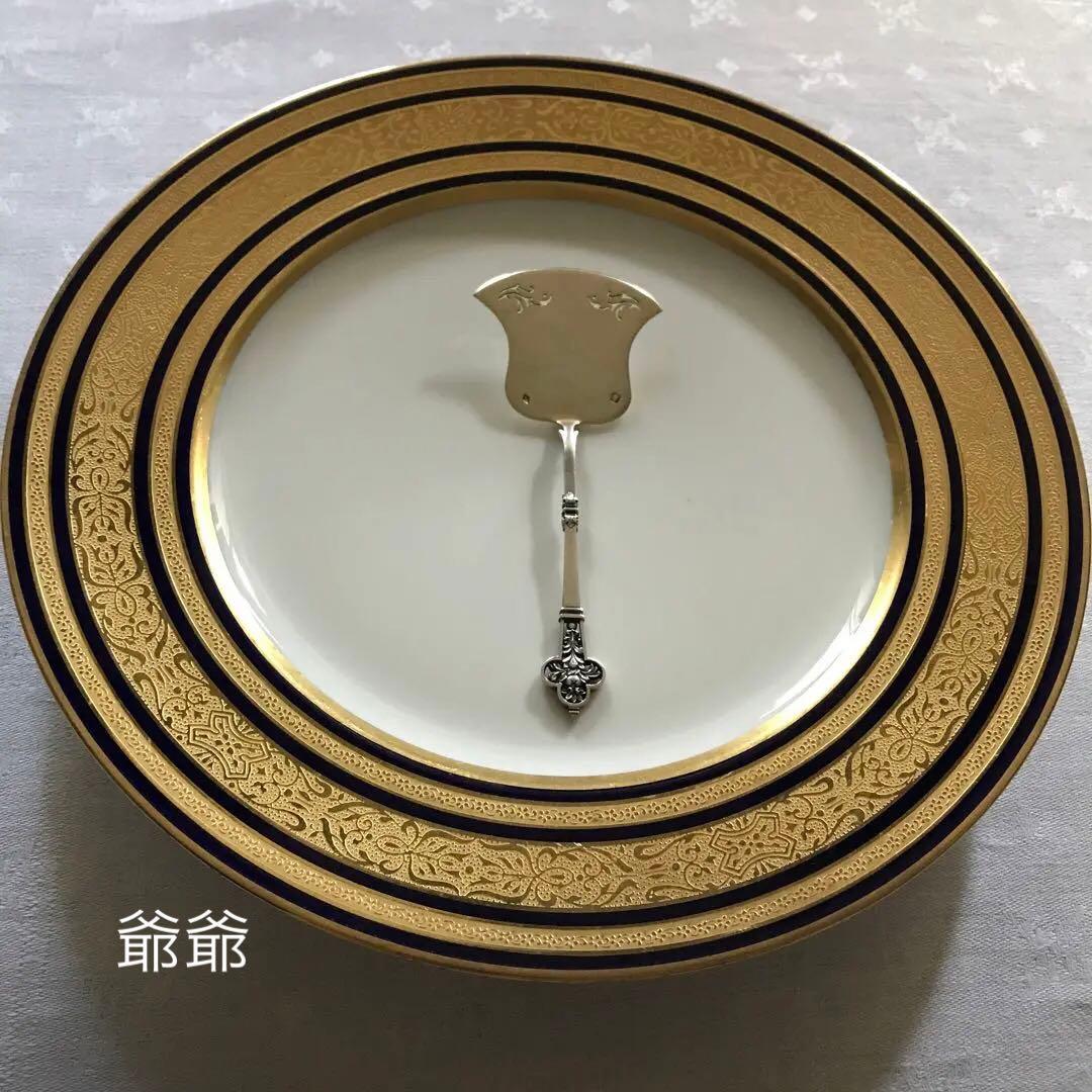 カルディヤック「ルネサンス／花」純銀製 サーバー オードブルサーバー