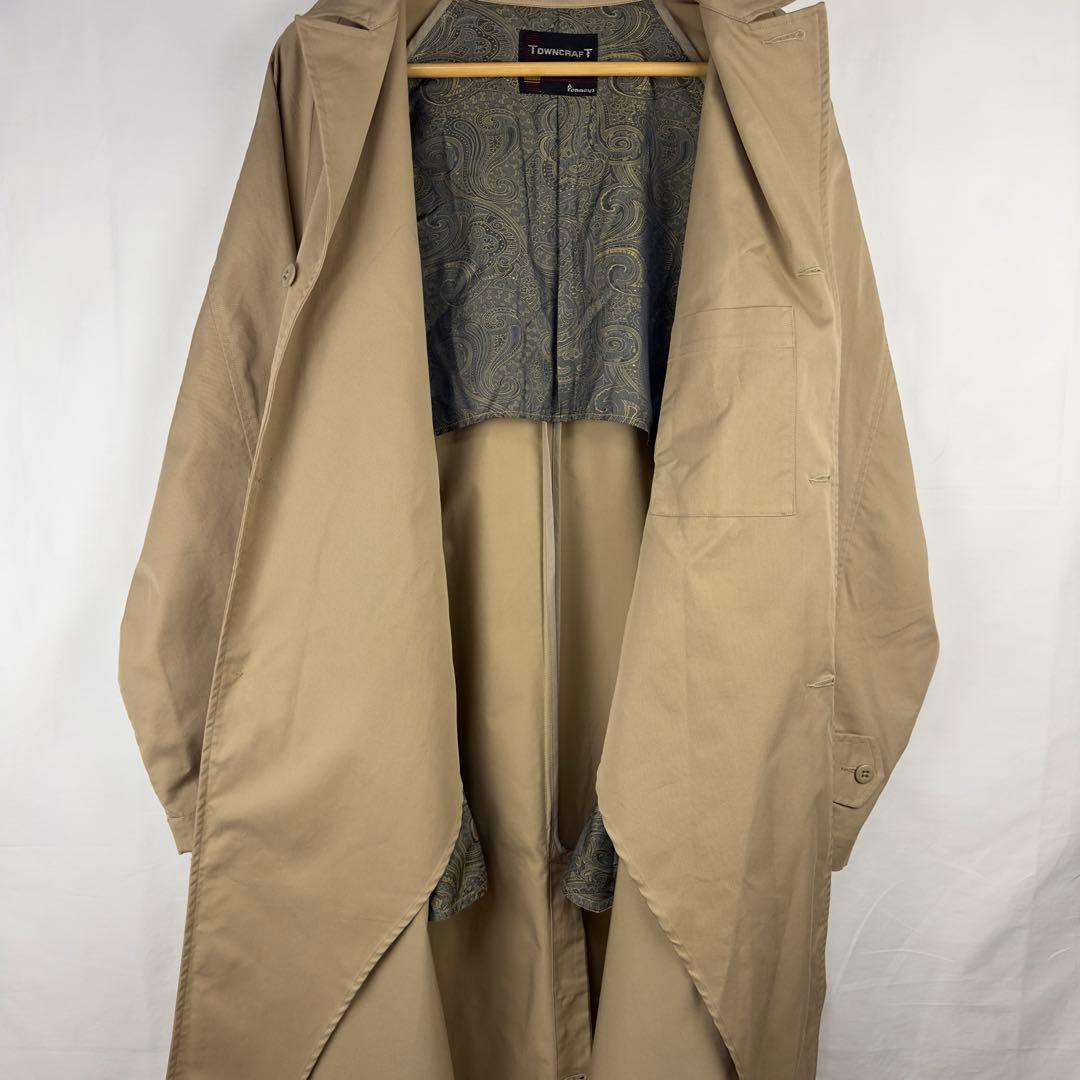 美品 TOWNCRAFT タウンクラフト バルマカーン コート ステンカラー L