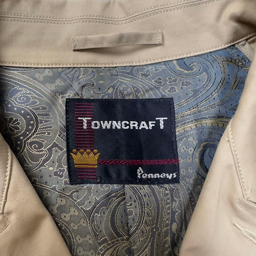 美品 TOWNCRAFT タウンクラフト バルマカーン コート ステンカラー L