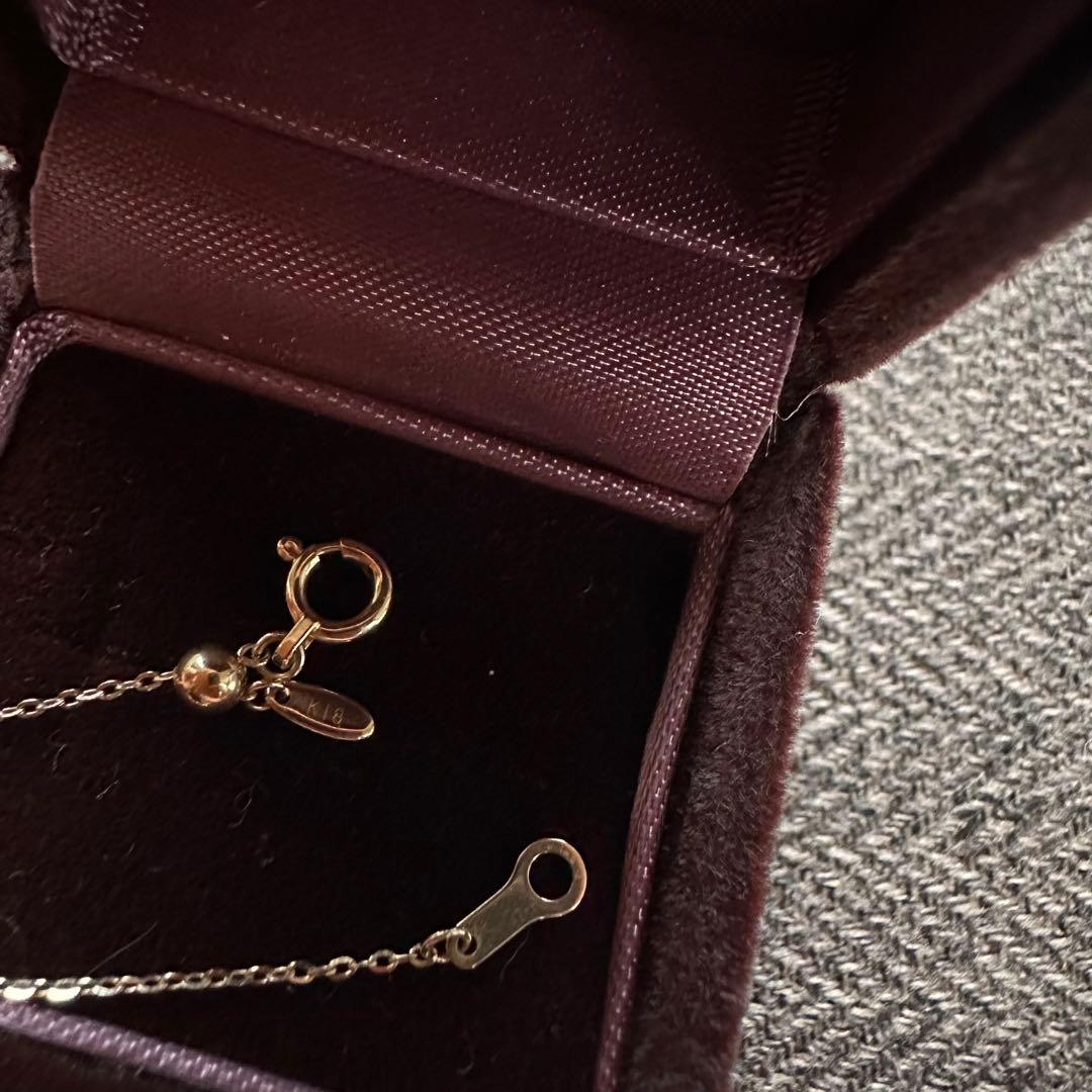 【ほぼ新品】ete K18ブレスレット　ピンクゴールドハート