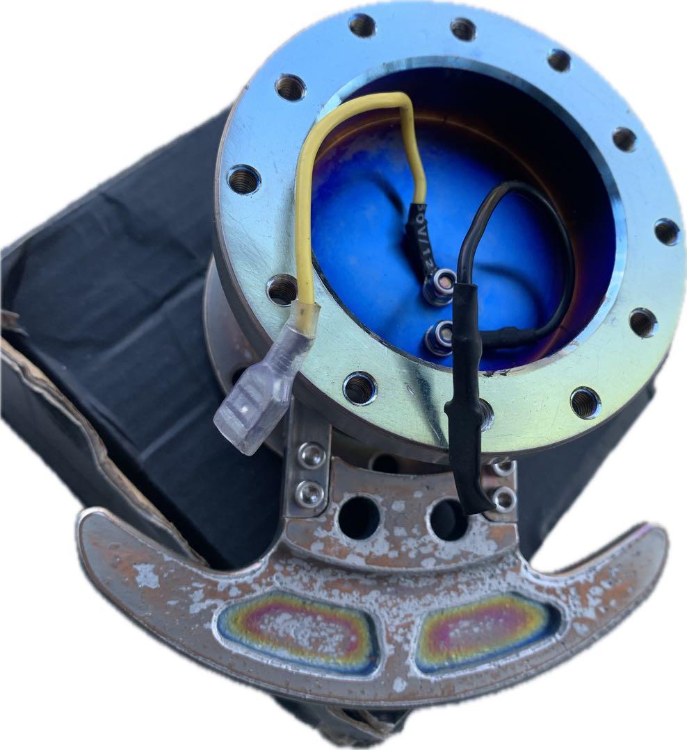 レッド 赤 レンチン音 鳴る クイックリリース ステアリングボス Ding