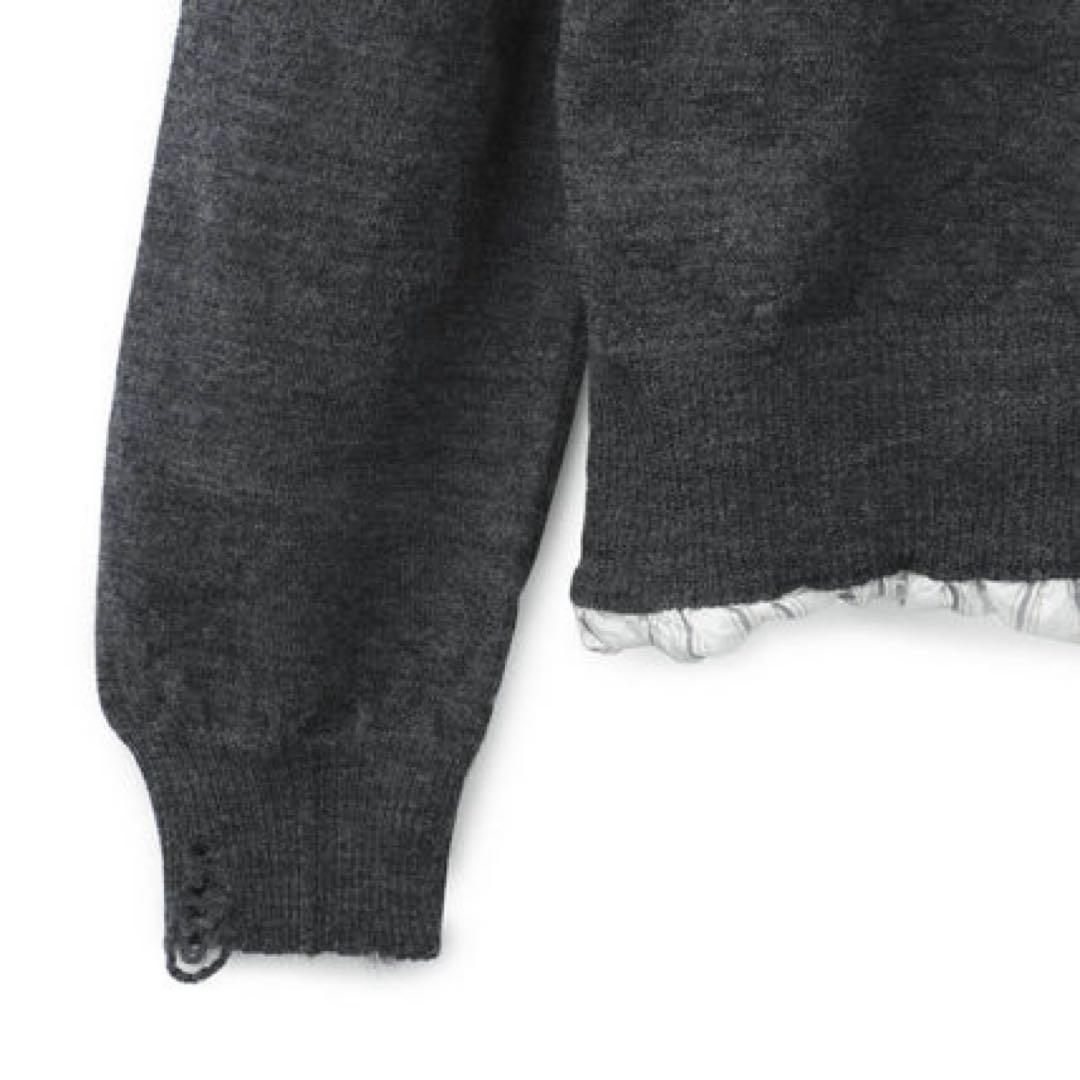 Maison Margiela クルーネックニット ダークグレー