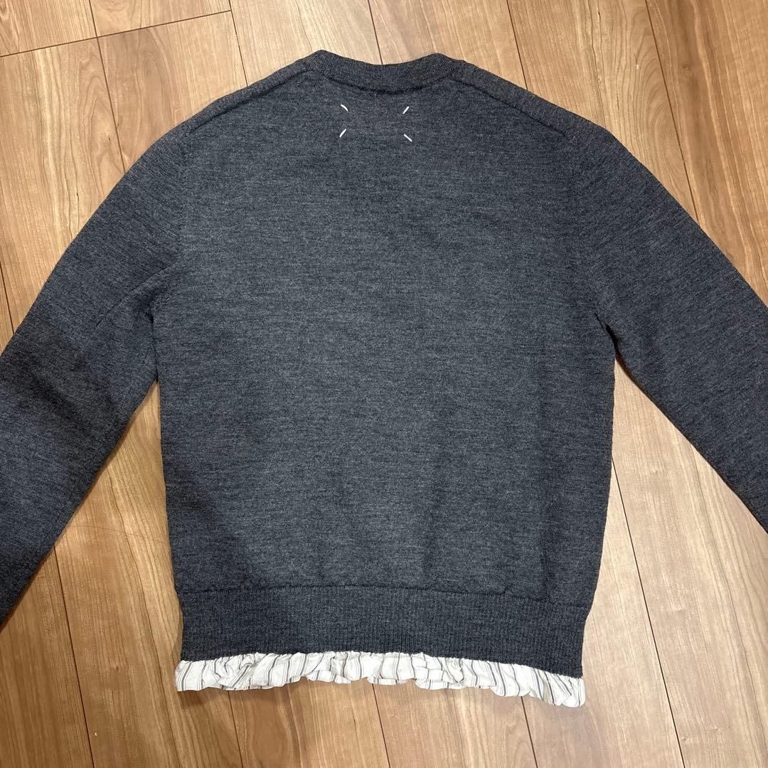 Maison Margiela クルーネックニット ダークグレー