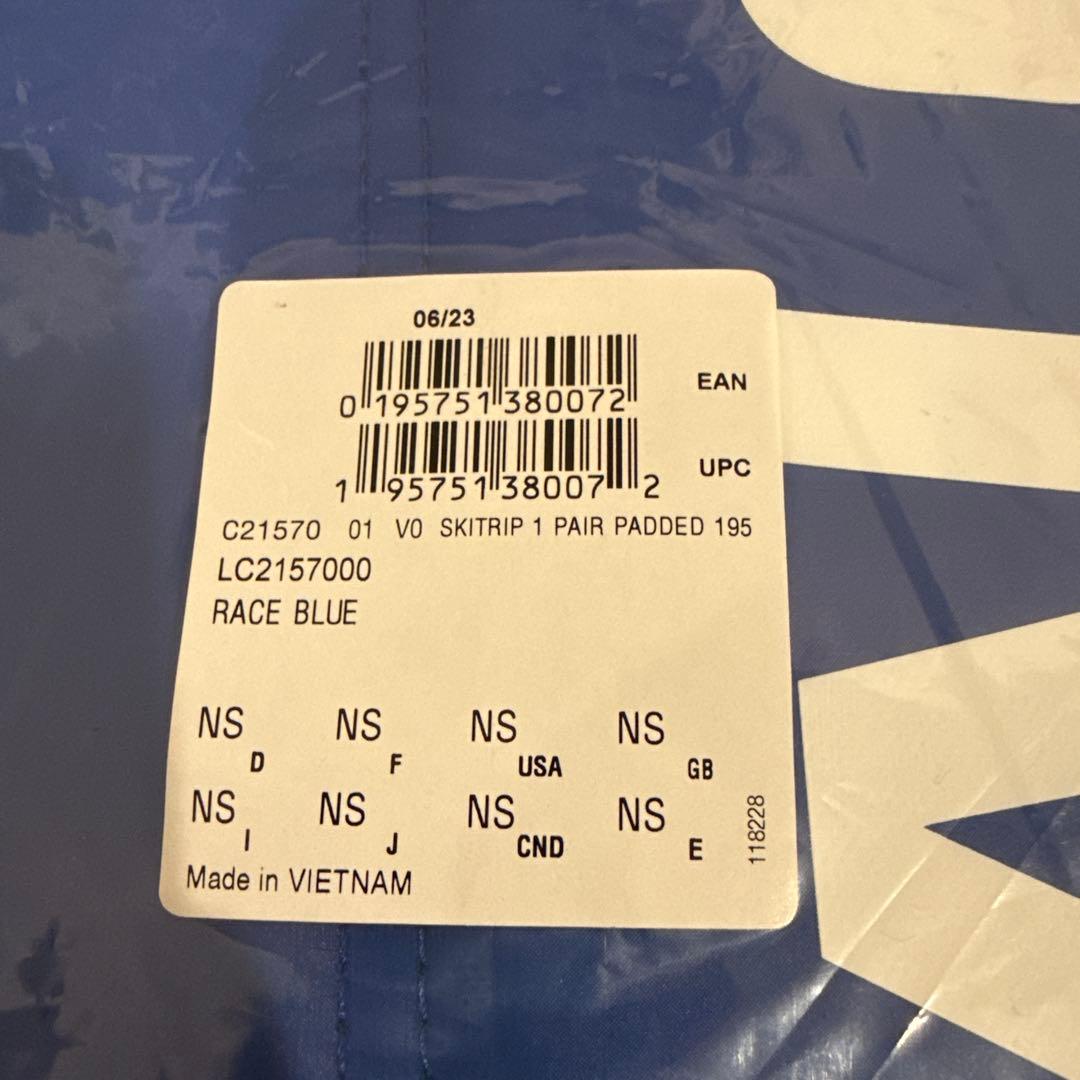 サロモン(SALOMON)スキーケース スキーバック 〜195cm 青色